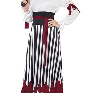 Smiffys Pirate Lady Costume, Black, Med.